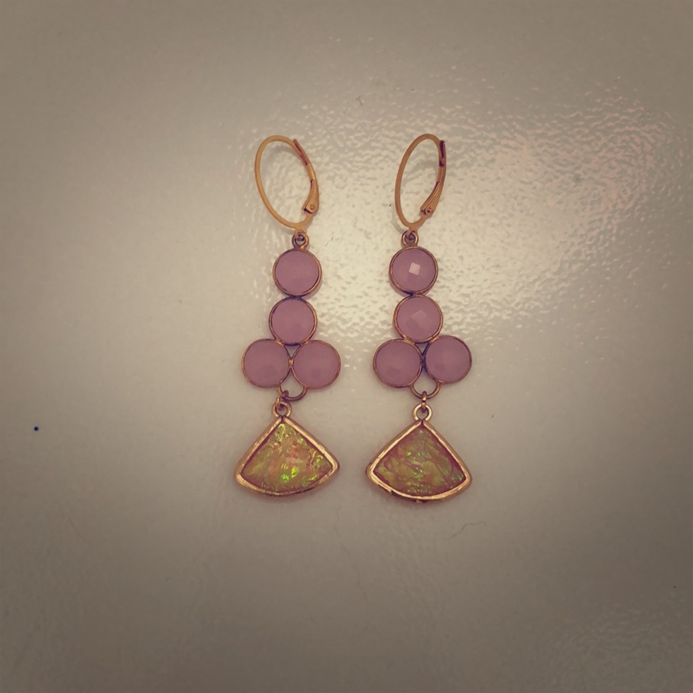 Dangle earrings from local designer